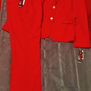 JM Studio by John Meyer Red Pantsuit